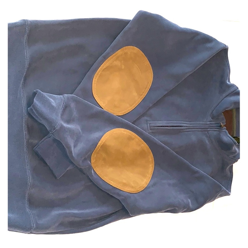 Blue quarter zip